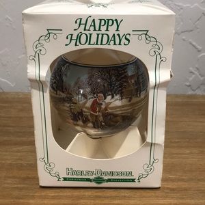 HARLEY DAVIDSON ORNAMENT 1992 a surprise visit